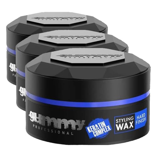 Image of Gummy Styling Wax Hard Finish Extra Stark (Pack of 3)