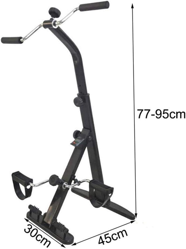 Pedale per Esercizi Elettrico da scrivania, Mini Cyclette Portatile elettrica, Stepper, pedaliera, Resistenza Regolabile, Macchina per Esercizi Fitness al Chiuso, Anziani