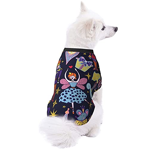 Nutcracker Ballet Pet Dog Clothes,Pet Costume,Thermal Pet Winter Hoodie for Dog Pajamas Cat Onesies Jumpsuits Puppy Outfits