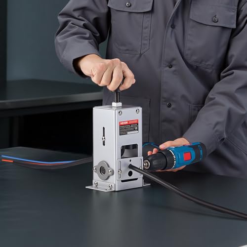 Miniatura 8 de Vevor Máquina Pelacables Manual 1,5-30 Mm De Diámetro, Pela Cables Con Manivela O Taladro, Herramienta Para Pelar Cables De Cobre, Marco Q235 De Alta Resistencia Para Recolectar Chatarra De Cobre