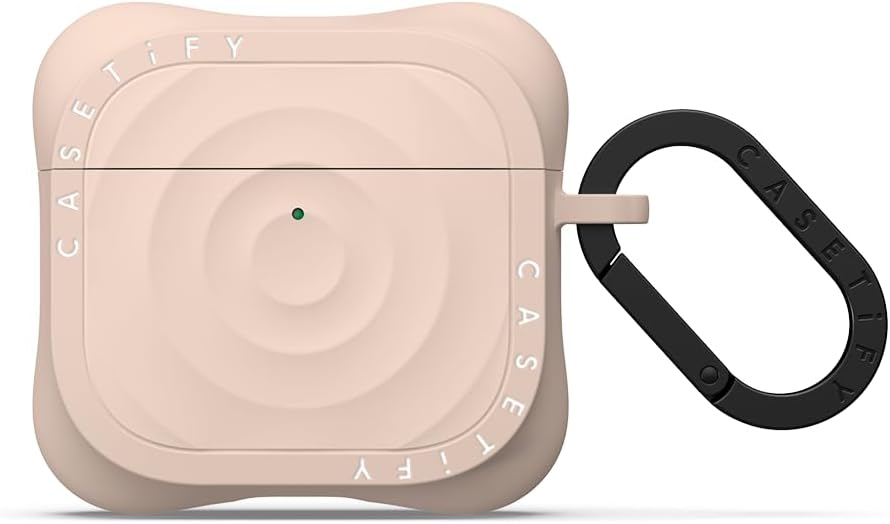 CASETiFY Ripple Airpods (4th Gen) Case with Ring - White
