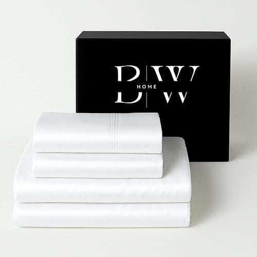 Briarwood Home Juego de sábanas de tejido de percal de 100 % algodón orgánico, frescas, transpirables y ligeras, sábanas de bolsillo profundo,