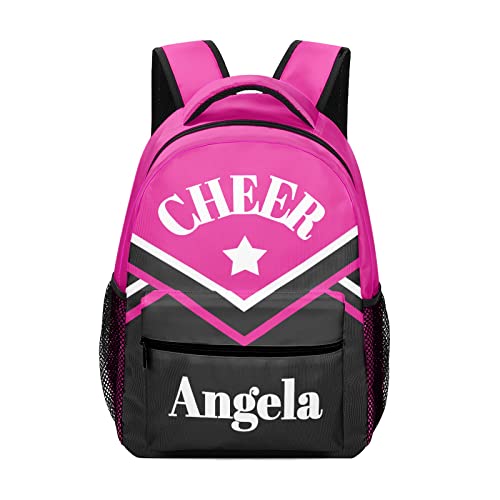 Personalized Cheerleader Backpack Name Casual Bags for Sport Picnic Cheer Cheerleading