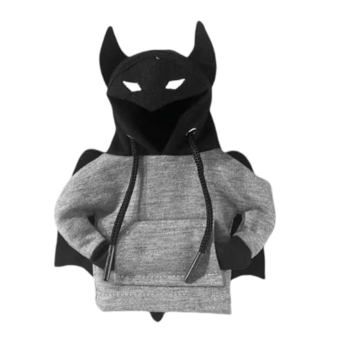 Poignée Levier Bat Changement Vitesse Boîte Vitesses Housse Homme À Capuche Levier Changement Sweat Pommeau Levier Vitesse Couverture À Capuche pour Équipement Voiture Pommeau Vitesse(Batman)