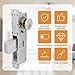 Storefront Door Mortise Lock Deadbolt Aluminum storefront Mortise Door Lock Hook Deadbolt Double Cylinder - Storefront Entry Door Lock Set (1-1/8