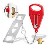 Portable Door Lock, Door Locker Home Security for Travel, Door Stopper for Airbnb, Hotel, Apartment, Bedroom, Extra Lock for Additional Privacy and Safety to Prevent Unauthorized Entry