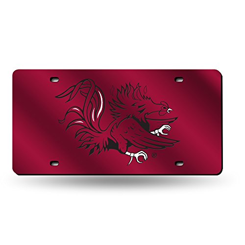 Matrícula de Carolina del Sur Rico Industries, placa roja de corte láser de los Gamecocks