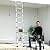 Telescopic Ladder, 16.5FT RIKADE Aluminum Telescoping Ladder with Non-Slip Feet and Stable Hook, Portable Extension Ladder for Household and Outdoor Working, 330lb Capacity