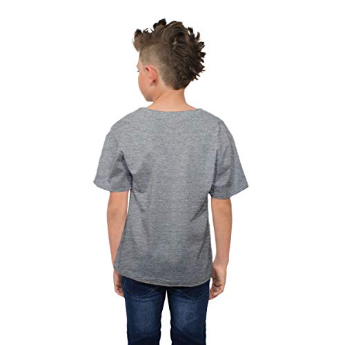 Kit Com 5 Camisetas Básica Infantil Com Gola Redonda Part.B (Branco/Preto/Cinza, 3)