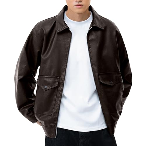 Veste de pilote en cuir de qualité supérieure style bomber militaire vintage