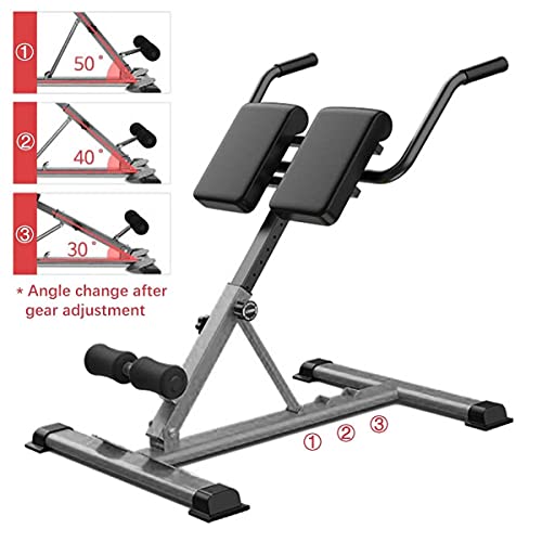 Romeinse stoel Hyperextension Bank voor thuis Gym, verstelbare beenpersmachine, opvouwbare oefenapparatuur rugverlengbank voor buiktraining - Image 4