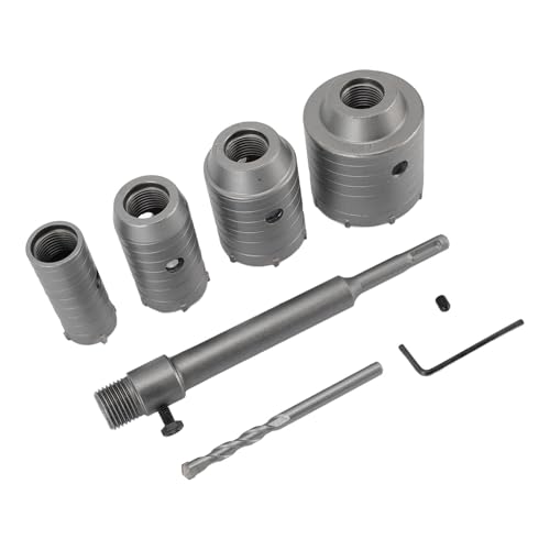 Kit de brocas para concreto 30mm a 65mm con vástago SDS Plus miniatura 3