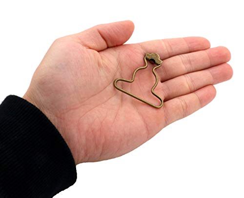 Overall Suspender Dungaree Buckles, 1-1/2'' Wide Bottom, For Rompers Sewing Diy, Bronze - Pack Of 20 #TOP2