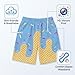 Boys Swim Trunks with Compression Liner Youth Ice Cream Shorts Swim Trunks for Kids Teen Boy Toddler Swimsuit Quick Dry Bathing Suit Baseball Drip Shorts Beach Boxers Shorts Black Size 2-3 Years