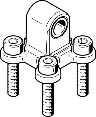 Festo 537794 Model SNCL-12-R3 Swivel Flange