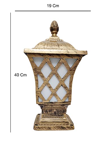 Image of Aluminium Cast Rust-Resistant Water-Proof Outdoor Gate Light Gate Light (Acrosscoper)
