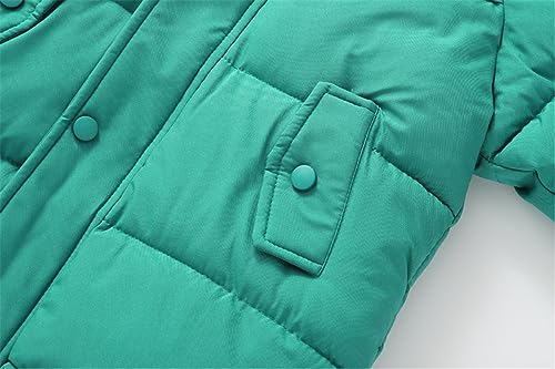 Little Girls Winter Warm Hooded Long Down Jacket Lightweight Windproof Puffer Outerwear Coat4