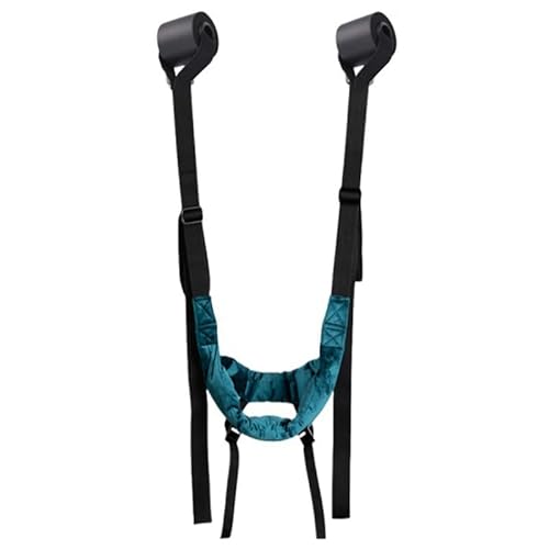 Cervical Neck Traction Device Over-The-Door for Home Use, Portable Adjustable Neck Stretcher Traction Harness for Decompression, Chin Comfortable, 330 lbs Support