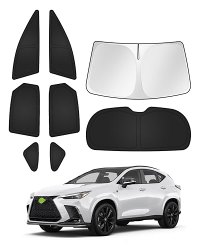 Canvcle Sunshades for Lexus NX 2022-2025 2026 Accessories Windshield Sun Shade Side Rear Window...