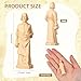 Wonderjune 6 Sets St Joseph Statue for Selling House 6 Small Resin Saint Joseph Figurine with 6 Instruction Prayer Card and 6 Organza Bag, St Joseph Statue for Selling Homes