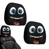 2 Pièces Halloween Seat Hever Brest, Élastique Protecteur Casqueur De Siège D'auto, Big Eyes Funny Eyes Couvertures, Accessoires De Voitures pour La Décoration Intérieure des Véhicules