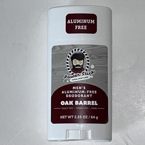 Men's Aluminum-Free Deodorant Stick, Oak Barrel Scent, Paraben-Free, Vegan, 2.25 oz image 3
