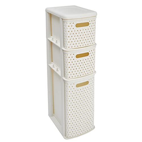 White Slimline Drawers