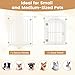 PETSITE 16-Panel Plastic Dog Playpen with Door, 32 Inch Tall Portable Shape-Customizable Pet Playpen Indoor Outdoor, Ideal for Small & Medium Dogs and Puppies, Easy to Assemble