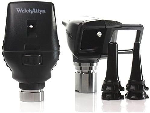 KASHSURG 3.5v Otos Ophth 2 Heads and 1 Handle Set_Black Pack 2