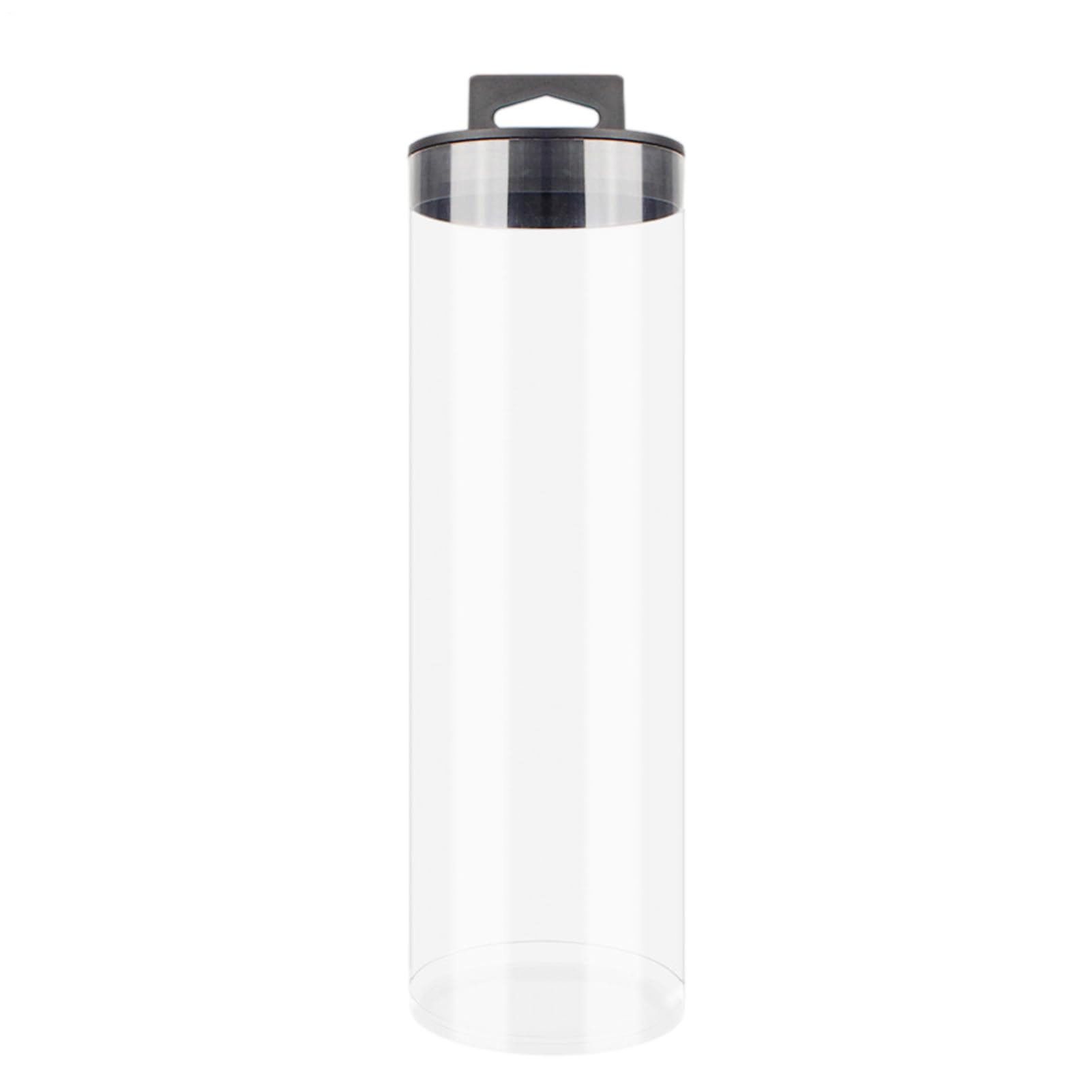 Tube de rangement pour balles de tennis en plastique transparent empilable