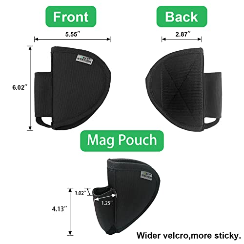 Universal Pistol Holster With Magazine Pouch,Gun Safe Pistol Holder For Gun Safe Organizer Gun Cabinet Gun Safe Accessories Storage (6 Pack Black) #TOP1