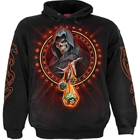 Sudadera con Capucha Spiral Direct Hoody Black, XXL para Hombre Cover