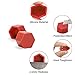 TOMALL 20pcs 19mm Silicone Wheel Lug Nut Covers Hub Screw Rim Bolt Rustproof Tyres Screw Caps Protection Universal Decoration for Car (Red)
