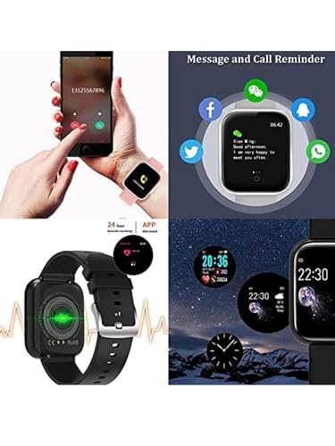 Image of H9 MAX Smartwatch Display /Bluetooth Calling Smart Watch with Wireless Charging, Sports Mode, Health Mode & Sleep Monitoring (Black) Free Adapter (Pink)