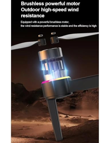 Image of 4k rEmOtE CoNtRoL DuAl cAmErA DrOnE 1080P Wi-fI SeLfIe gEsTuRe rC DrOnE WiTh oBsTaClE AvOiDaNcE BrUsHlEsS MoToR OnE KeY TaKe-oFf & lAnDiNg 4.5 iNcH LcD DiSpLaY (A7P PRO)