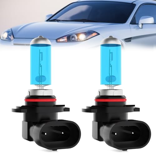 Image of Fog Light Bulbs Compatible With Hyundai Tiburon 2007-2008, 9006 Fog Lights Halogen Light Bulb, Super Bright 6000K White, Plug and Play, Pack of 2