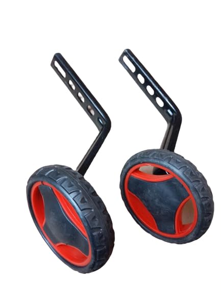 Cycle Training Wheels for Bicycle 16T 18T 20T Adjustable Size Heavy Duty Cycle Side(Color May Vary) univarsal Size