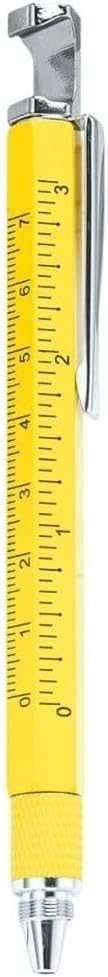 Screw Driver Mobile Phone Holder Bottle Opener Tool Pen Multi-Function Seven-In-One Scale Yellow Desarmador,Portable Screwdriver Set,Small Durable Screw Driver