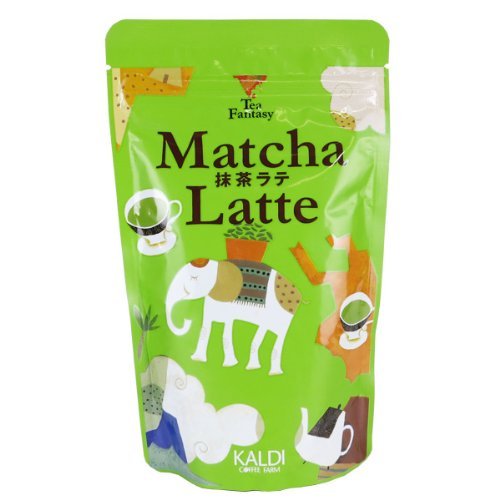 Kaldi original instant green tea latte 150g
