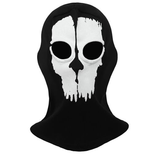 XehCaol Skull - Pasamontañas para hombre, color negro, Estilo C., L