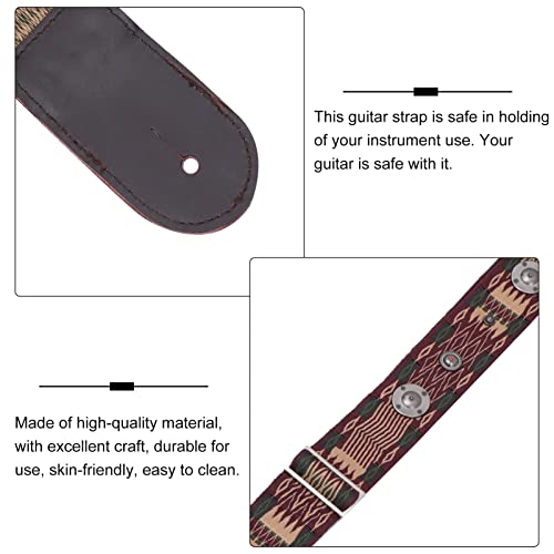 Vaguelly 2 Pcs Pièces Guitares Délicat Roman Accessoire en Cuir Usure-Ceinture Café Électrique Épaule Acoustique Pu… - Les Beatles, Paul McCartney, John Lennon, RIngo Starr, George Harrison Vaguelly 2 Pcs Pièces Guitares Délicat Roman Accessoire en Cuir Usure-Ceinture Café Électrique Épaule Acoustique Pu… – Image 5