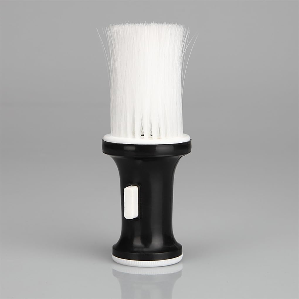 Rimuovi pennello Parrucchiere Spolverino professionale per collo con manico in plastica Usa Strumenti per baffi facciali da barbiere Barbiere
