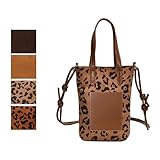 MULTIPLES FAÇONS DE LE PORTER : équipé d'une bandoulière amovible et réglable, ce mini sac en daim peut être utilisé comme sac à bandoulière, sac à main ou sac à dos.