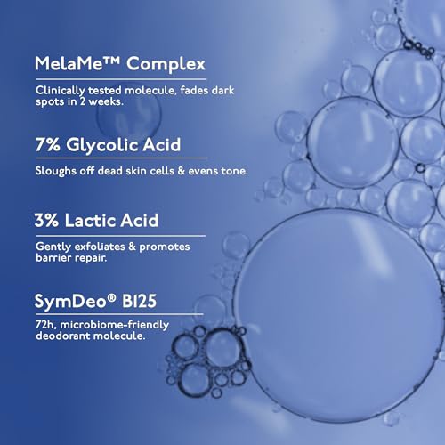 Image of Asaya Even Tone Mist for Dark Underarms | 7% Glycolic Acid Spray with 3% Lactic Acid & MelaMe Complex | Helps fade dark underarm patches | Brightens Skin & Exfoliates | Controls Odour & Fades Darkness | Aluminium & Alcohol Free | For Women & Men - (Pack of 2, 100 ml Each)