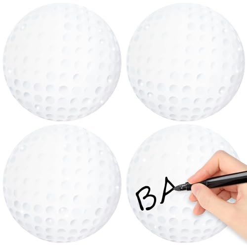 Image of Glitter Golf Cutouts- 100Pcs Sport Ball Cut Outs Bulletin Board Golf Ball Shape DIY Paper Cuts Party Decorations for Sports Theme Par-Tee Time Party Baby Shower Birthday Classroom Game Day Wall Decors