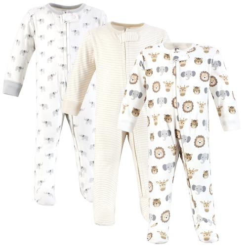Image of Hudson Baby Unisex Baby Cotton Sleep and Play