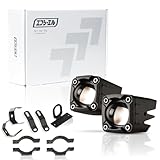 fcl.(エフシーエル) バイク フォグランプ led 2色切り替え ホワイト 黄色 イエロー スイッチ ステー 付属 小型 カットライン 10w 防水 汎用