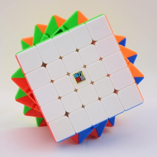 Image of HAWKISTER Kid Moyu Mfjs Meilong 5M 5X5 Magnetic Cube Stickerless, 5X5X5 M Speed Cube Puzzle