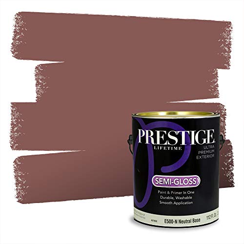 PRESTIGE Paints Exterior Paint and Primer In One, 1-Gallon, Semi-Gloss,
