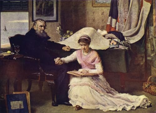 Affiche Arts Le Passage du Nord Ouest Millais pour Décoration Murale de Salon Lumineux